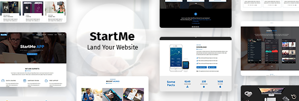 Startme - Landing pages for Mobile App, Products, Software, Hosting & Business